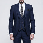 Ondine | Fato Slim Fit Formal Masculino 3 Peças | Elegante, Lapelas Contrastantes | Várias Cores