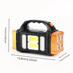Jade | Lanterna Solar 3 em 1 | Powerbank, LED, Carregamento Solar | Compacta