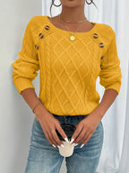 Reva | Camisola Feminina Algodão Torcido com Botões