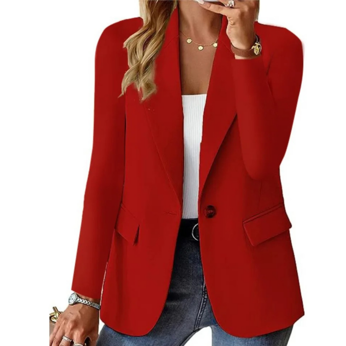 Eira | Blazer Feminino Manga Longa Casual