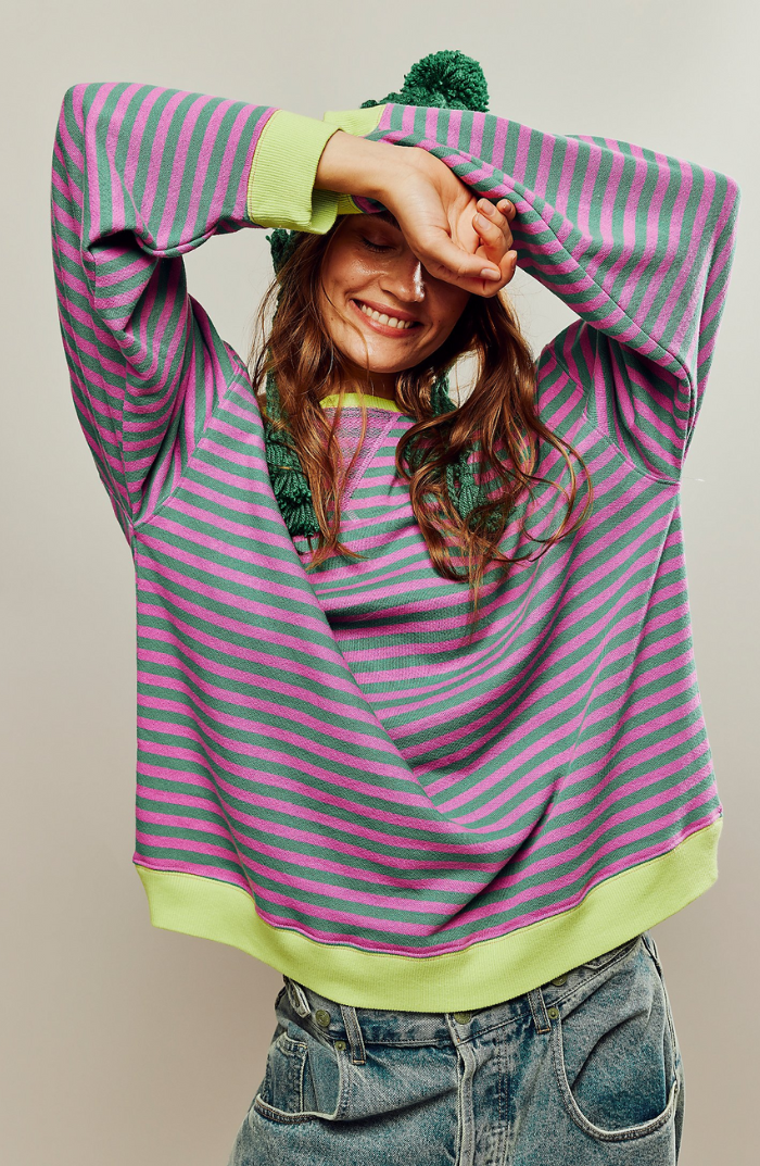 Zinnia | Camisola Oversized às Riscas