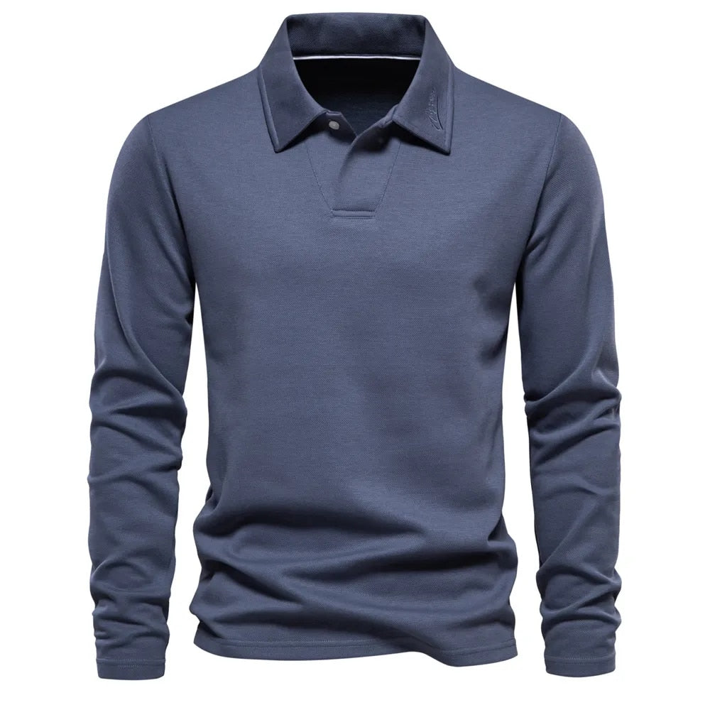 Homem Polo Shirt Confortável