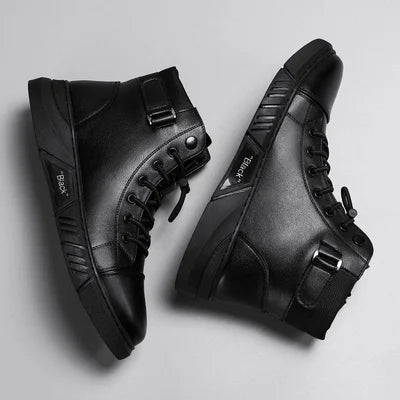 Botas de Pele para Homem | Preto