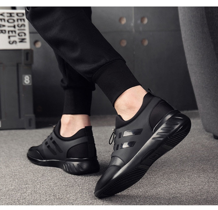 Sapatos Ortopédicos Masculinos Couro com Suporte de Arco