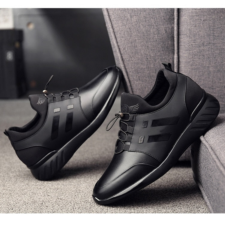 Sapatos Ortopédicos Masculinos Couro com Suporte de Arco