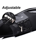 Sapatos Ortopédicos Masculinos Couro com Suporte de Arco