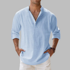 Verena | Camisa de Linho Masculina Relaxed Fit
