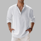 Verena | Camisa de Linho Masculina Relaxed Fit