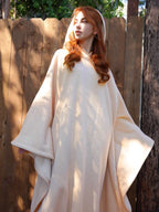 Mulher Hoodie Manta Oversized com capuz, fit amplo e acolhedor