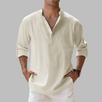 Verena | Camisa de Linho Masculina Relaxed Fit