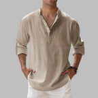 Verena | Camisa de Linho Masculina Relaxed Fit