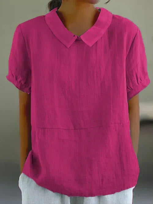 Opal | Blusa Feminina Manga Curta Gola Aberta