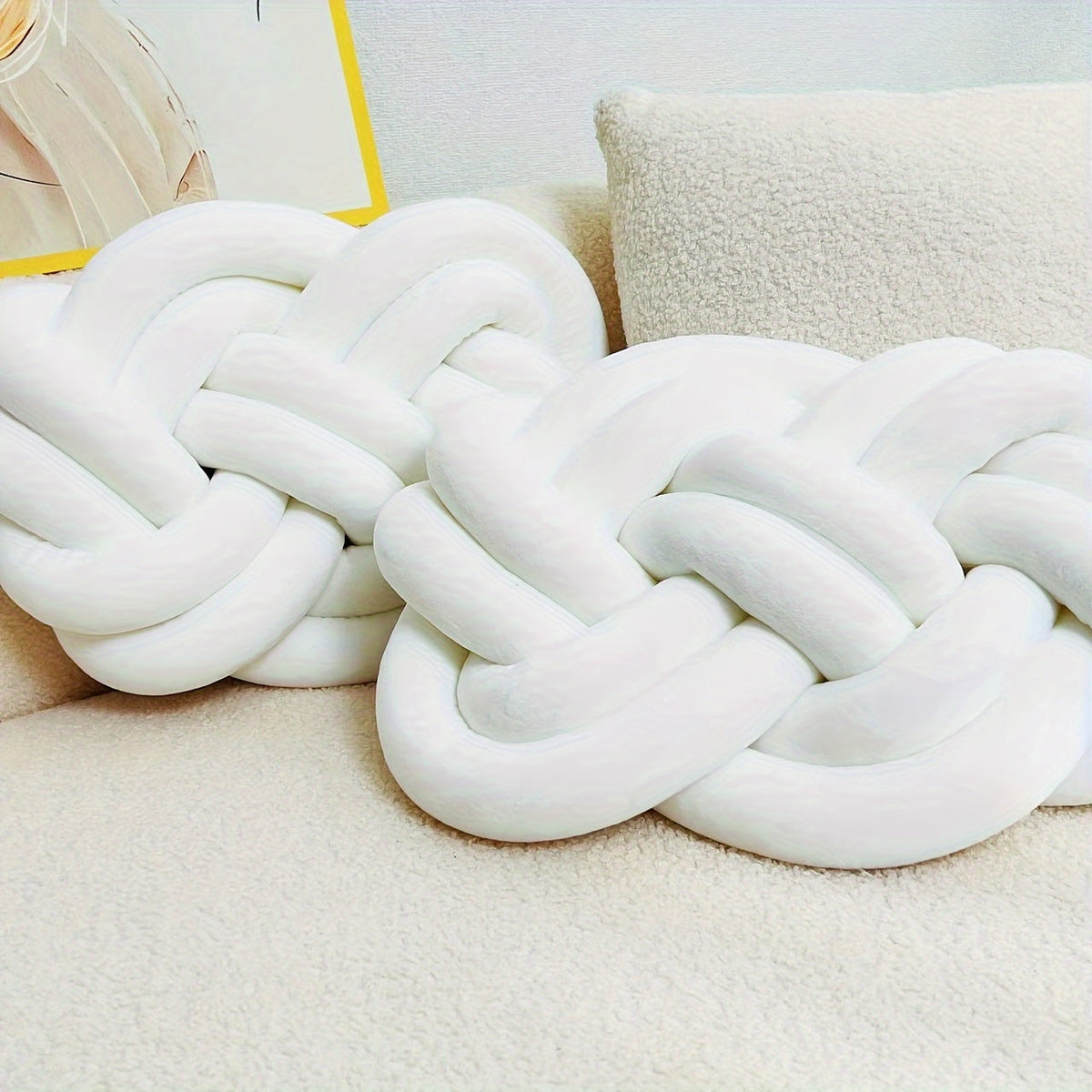 Pearl | Almofadas Decorativas | Pack 2 Unidades, Pelúcia Macia | Sofá, Cama, Sala