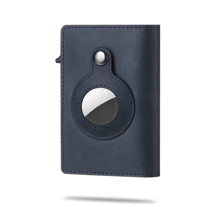 Una | Carteira com Slot para AirTag Bloqueio RFID Slim