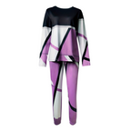 Nina | Conjunto Feminino 2 Peças | Camisola Gola Redonda e Calça | Casual, Conforto