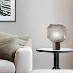 Pearl | Candeeiro de Mesa | Vidro Cinza Fumado, Design Moderno | E27, 1 Luz