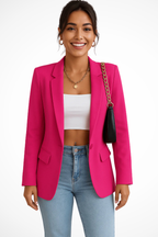 Ottoline | Blazer Feminino Estruturado Botão Único