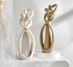 Kira | Escultura Abstrata de Casal | Figura Decorativa | Presente Único e Atemporal