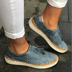 Marlow | Sapatilhas Slip-On Malha Respirável Suporte Plantar Femininas