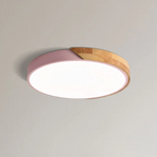 Candeeiro de Teto LED | Design Escandinavo, Madeira Natural | Dahlia