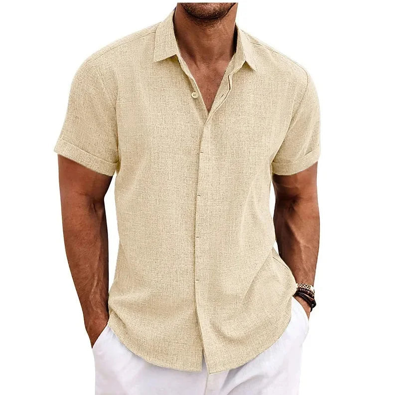Yasmin | Camisa de Linho Masculina Regular Fit