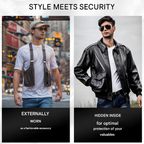 Hazel | Bolsa Tiracolo Masculina Antifurto