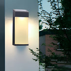 Valentina | Candeeiros Solares de Parede LED | 2 Unidades, Impermeável IP44, Preto