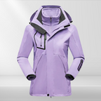 Bexcellent | Casaco Outdoor 3 em 1 para Mulher | Impermeável, Fleece Interior | Todas as Estações