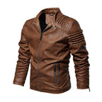 Saoirse | Homem Biker Jacket Forrado Ombros Estruturados