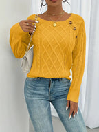 Reva | Camisola Feminina Algodão Torcido com Botões