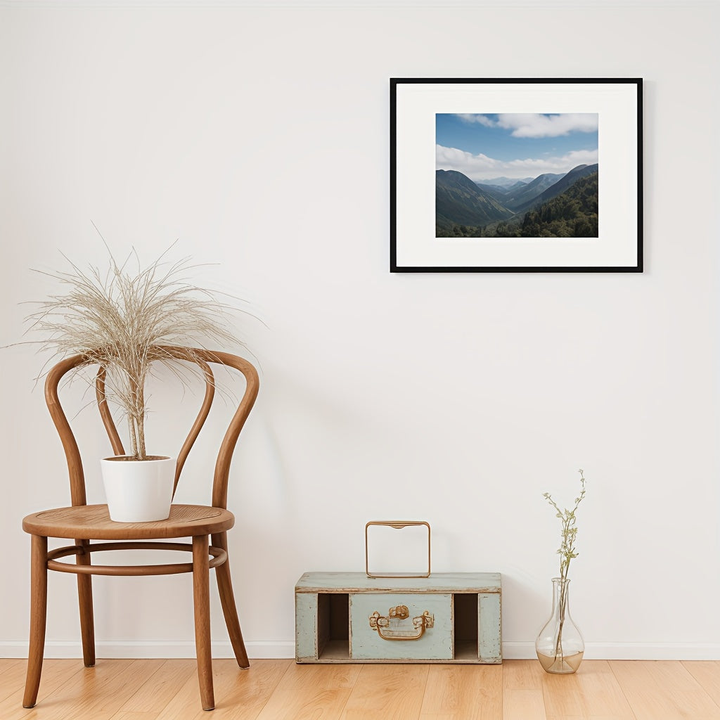 Xena | Moldura para Foto | Decoração de Parede e Mesa, Preta | 1 ou 3 Peças