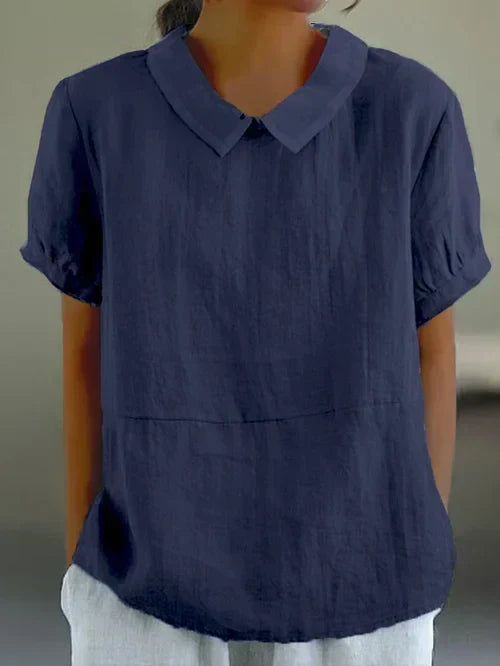 Opal | Blusa Feminina Manga Curta Gola Aberta