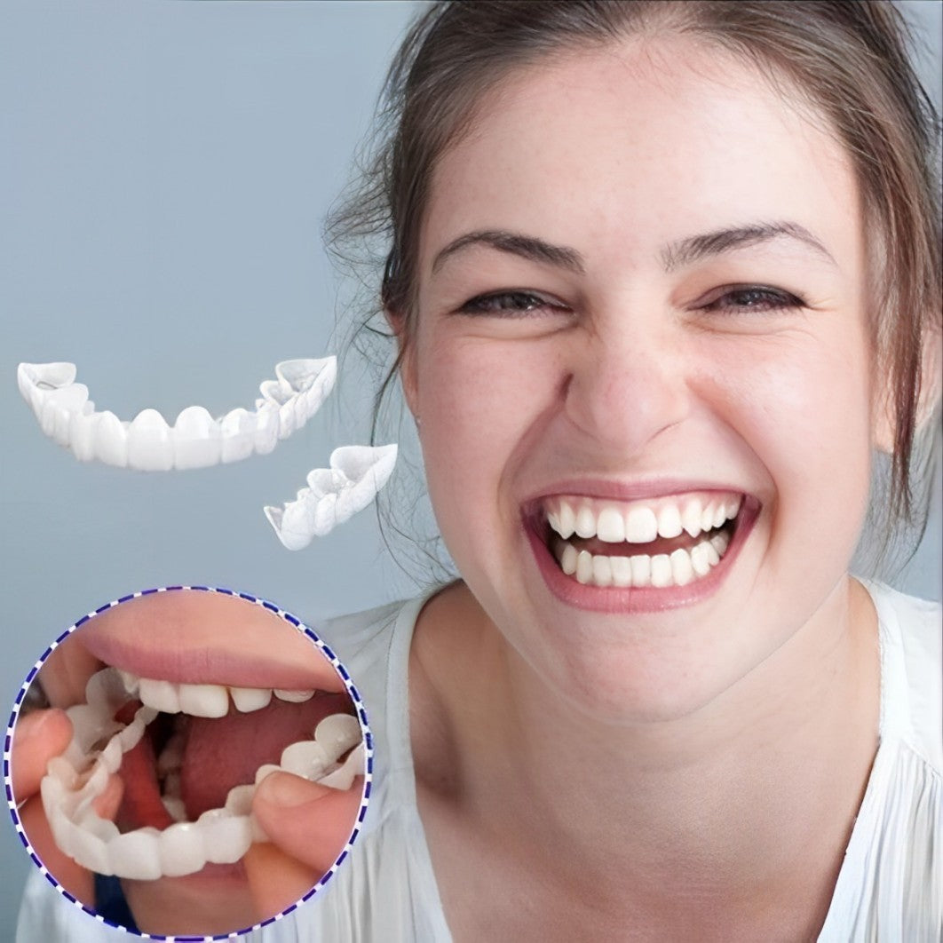 Reva | Facetas Dentárias Clip-On | Superior e Inferior Incluídas | Sorris