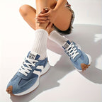 Wren | Sapatilhas Retro Femininas Estilo Camurça Perfil Baixo