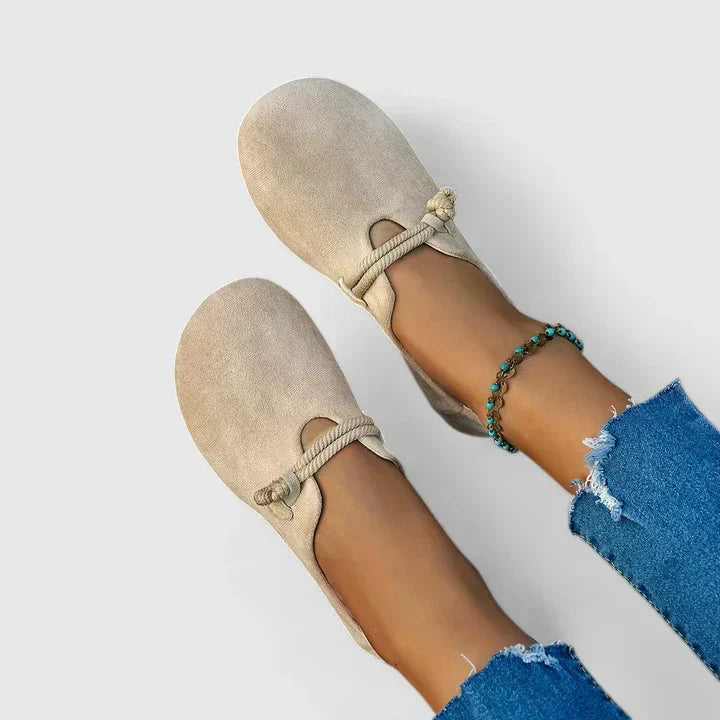 Vera | Mocassins Femininos Sem Atacadores Bico Redondo