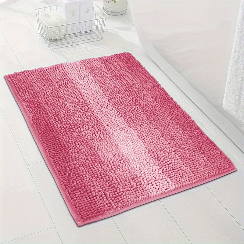 Faye | Tapete de Banho em Chenille | Antiderrapante, Absorvente | Lavável à Máquina
