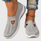 Sapatos ortopédicos de caminhada femininos antiderrapantes com suporte ergonómico