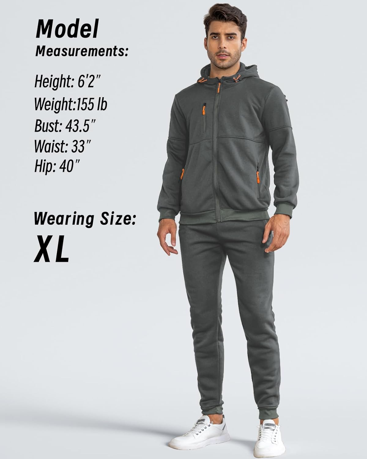 Fato de Treino Masculino | Slim-Fit, Respirável, Elástico | Iris