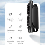 Dione | Ventilador USB para Carro | 3 Velocidades, Suporte Encosto de Cabeça | Conjunto 2 Unidades