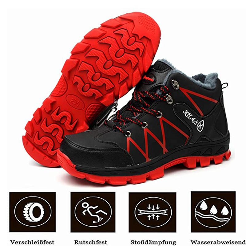 Lyra | Sapatos de Segurança Biqueira de Aço Impermeável Antiderrapante Inverno