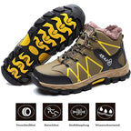 Lyra | Sapatos de Segurança Biqueira de Aço Impermeável Antiderrapante Inverno
