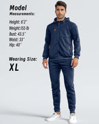 Fato de Treino Masculino | Slim-Fit, Respirável, Elástico | Iris