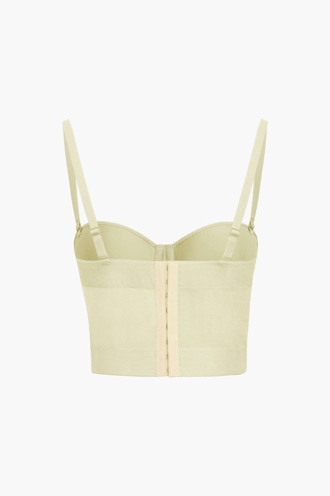 Top de Renda Feminino Bustier com Suporte e Alças Ajustáveis