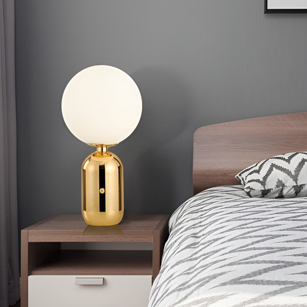 Maeve | Candeeiro de Mesa | Vidro Soprado à Mão, Estilo Nórdico | LED, Metal