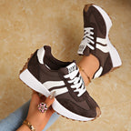 Wren | Sapatilhas Retro Femininas Estilo Camurça Perfil Baixo