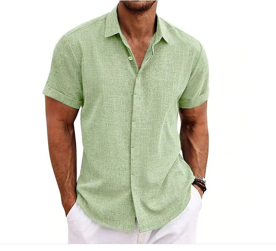 Yasmin | Camisa de Linho Masculina Regular Fit