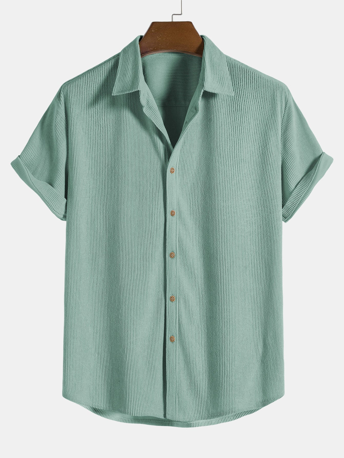 Conjunto feminino 2 peças camisa manga curta e calça casual coordenado