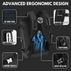 Mochila para Laptop 15" | Impermeável, Abertura Lateral & USB-C | Anouk