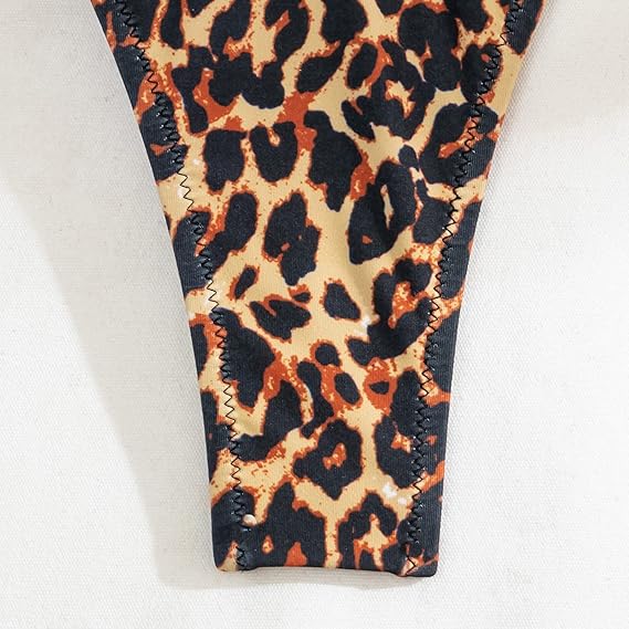 Biquíni Feminino - Leopardo Animal Print Duas Peças