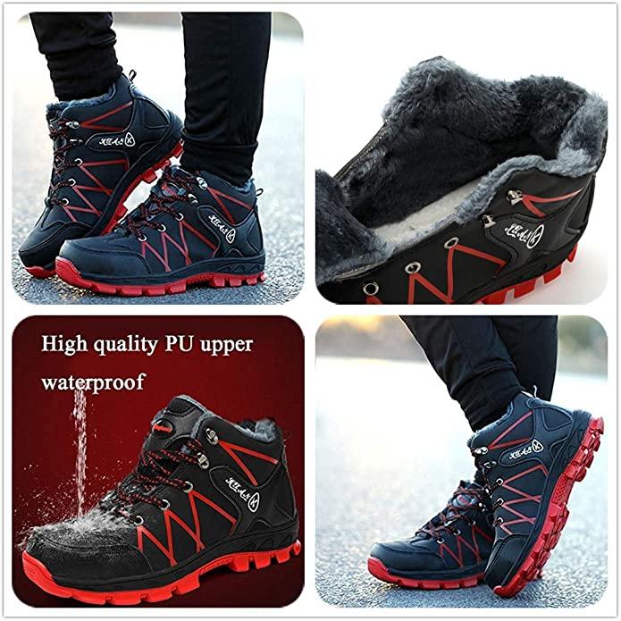 Lyra | Sapatos de Segurança Biqueira de Aço Impermeável Antiderrapante Inverno